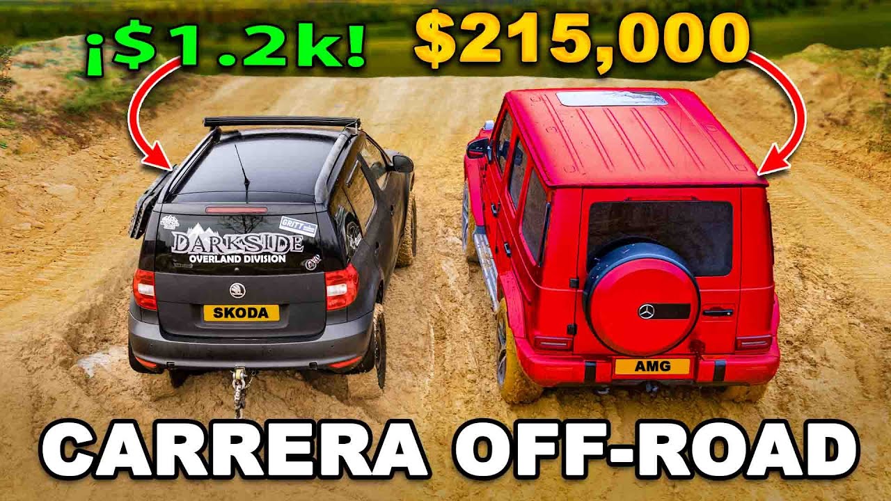 ¿Puede un AMG ganarle a un Skoda en OFF-ROAD?
