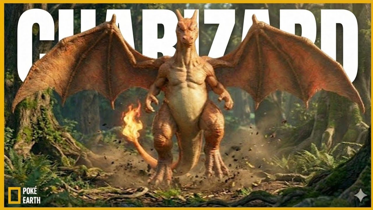 Pokémon na Vida Real – Charizard | O Dragão Termodinâmico que Queima o Céu
