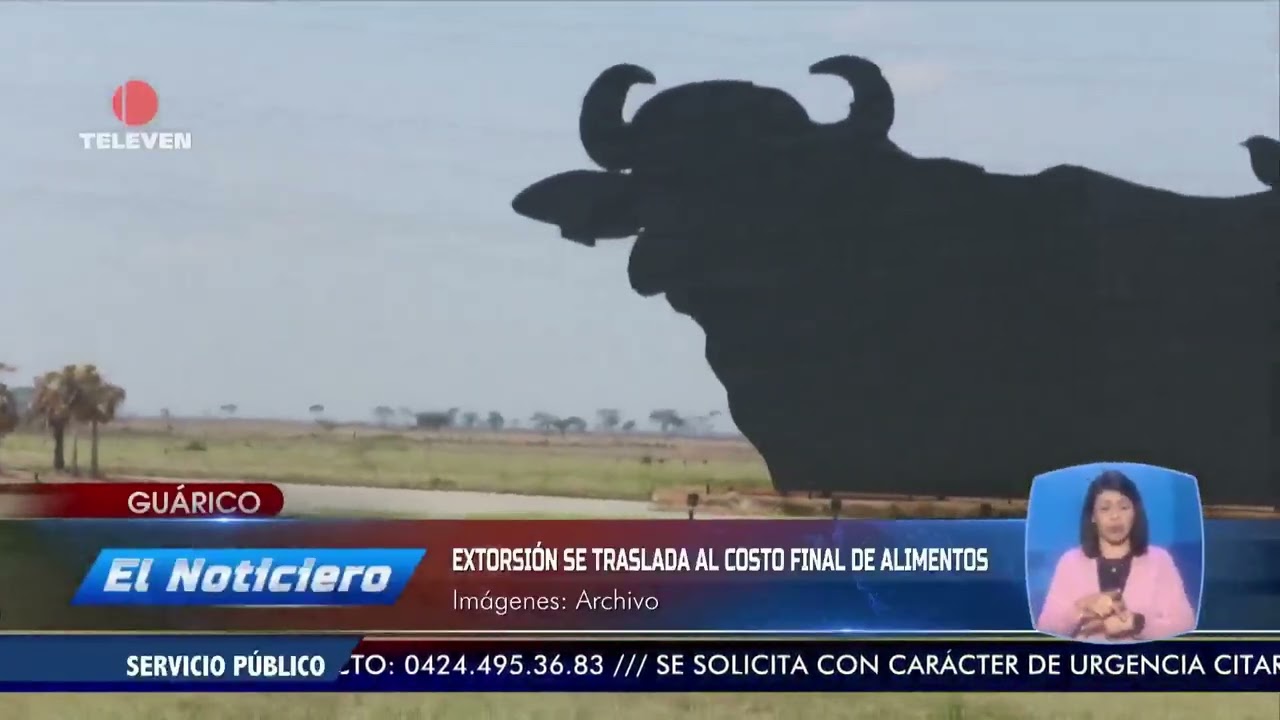 Un productor agropecuario fue víctima de extorsión en Guárico - El Noticiero emisión meridiana