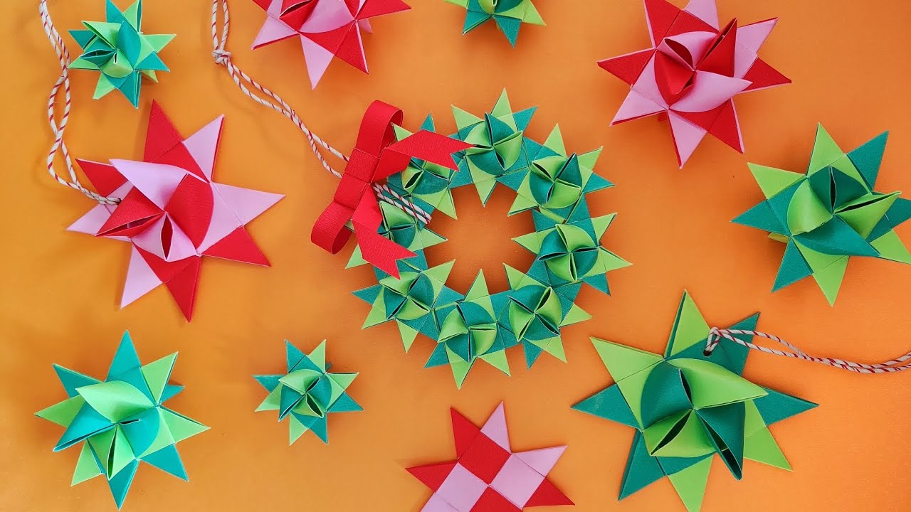 Aprendé a realizar Estrellas 3D de papel ⭐ - paso a paso 