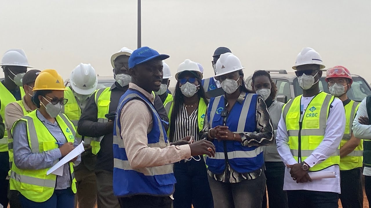 Visite des Travaux  de la PROMOGED et de ces  Partenaires à Mbeubess