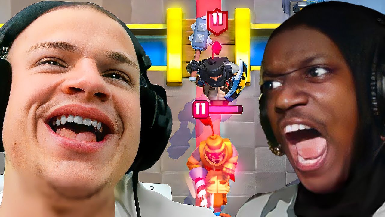 I Made This Streamer Destroy His Setup (Clash Royale)