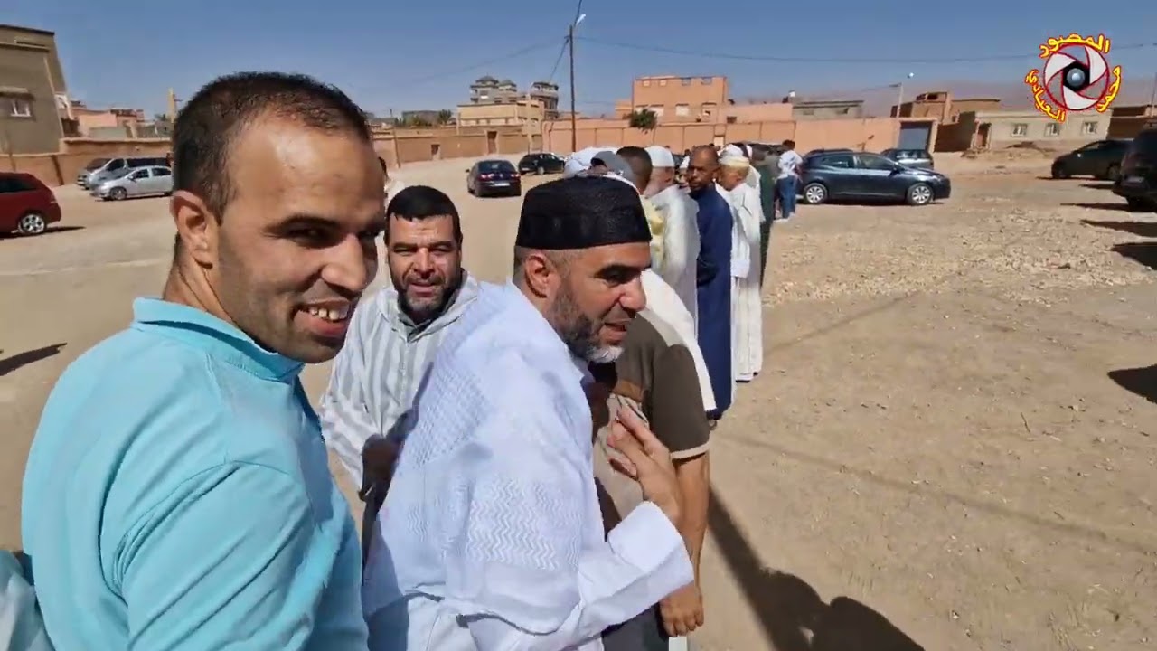 جانب من إستقبال حجاج الموسم 2024/1445 لقبيلة ايت لحسن اوعلي بمدينة تنغير