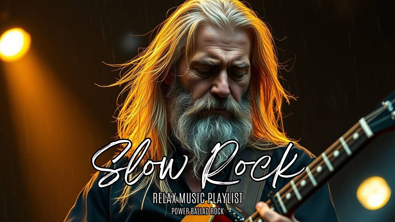 Slow Rock Classic Rock Ballad Collection for Lonely Nights, Deep Feelings & Endless Memories 🎸🌙🔥