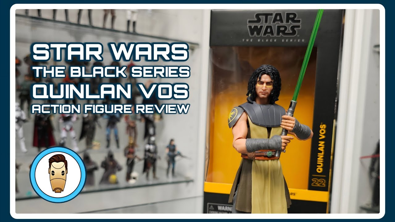 Star Wars The Black Series | Quinlan Vos | Action Figure Review 