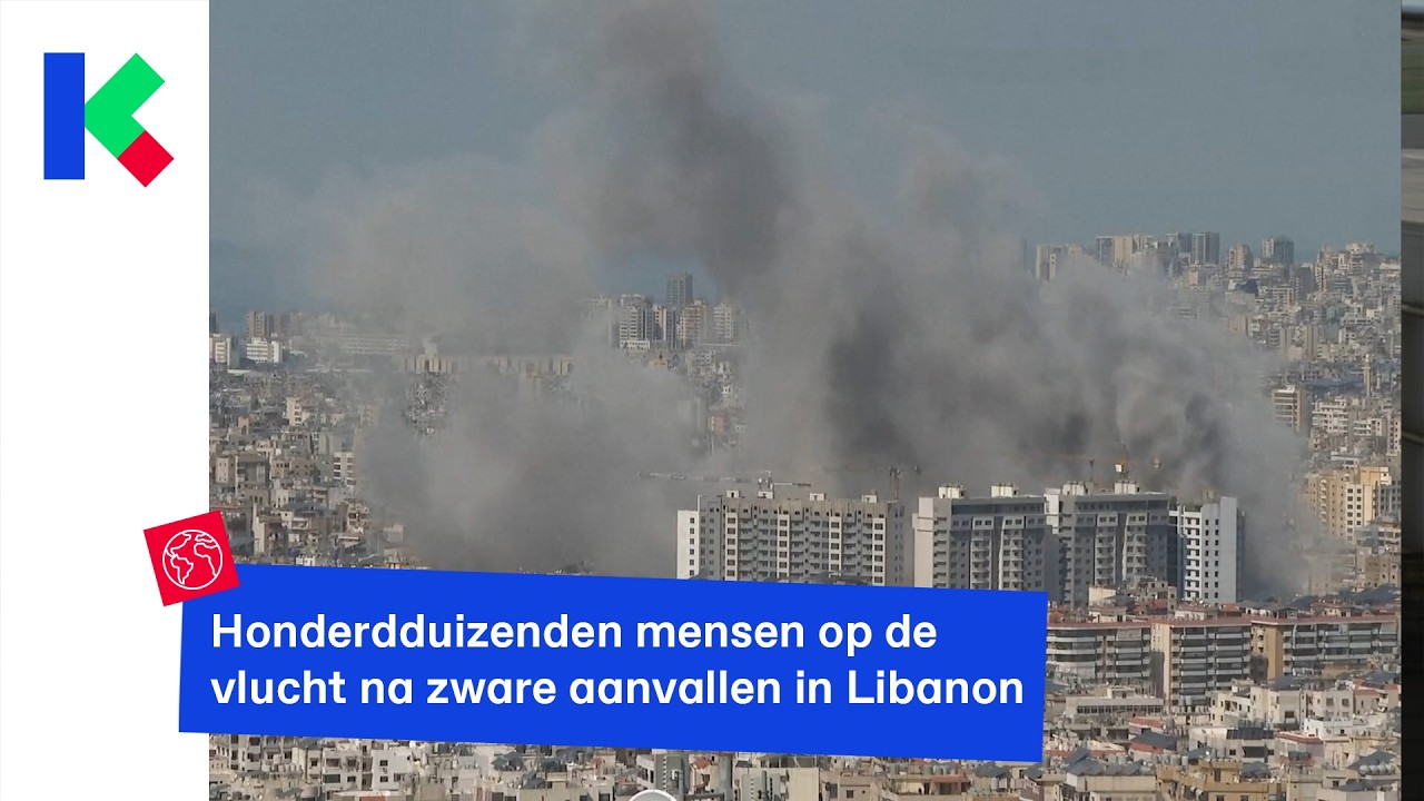 Honderdduizenden mensen op de vlucht na zware aanvallen in Libanon