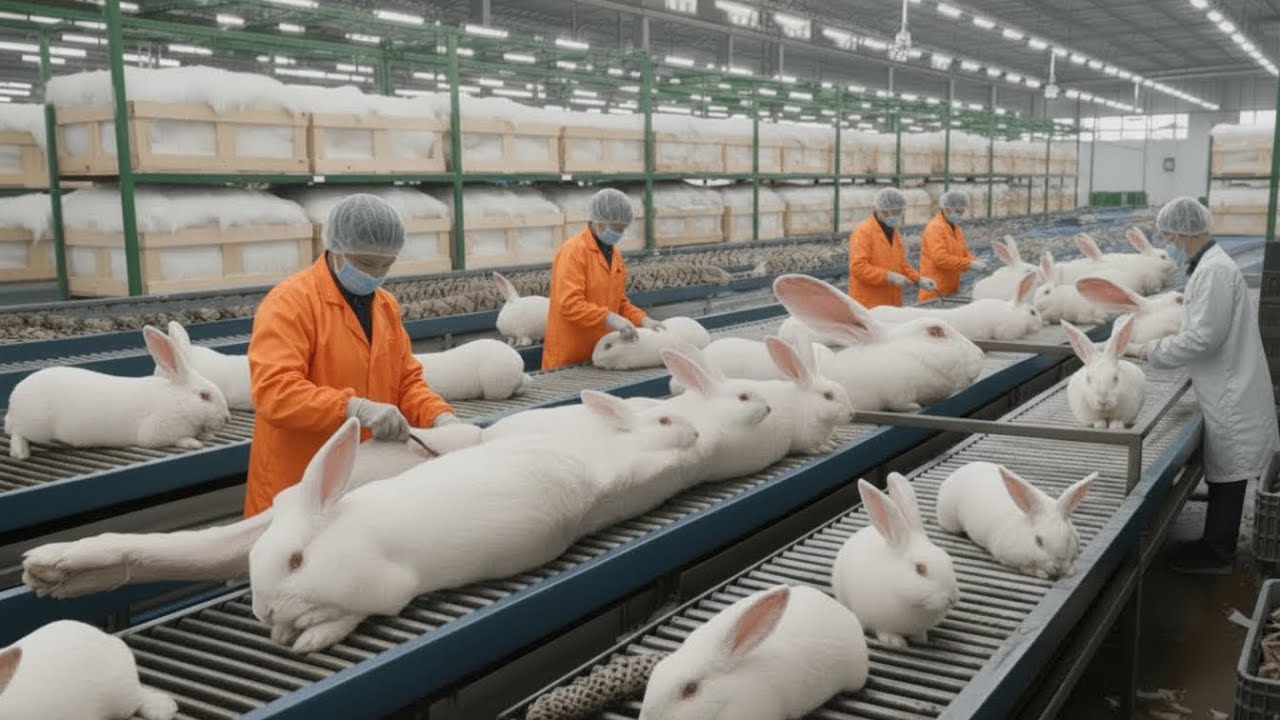 Inside the Rabbit Fur Factory: How Real Fur Is Processed Step by Step