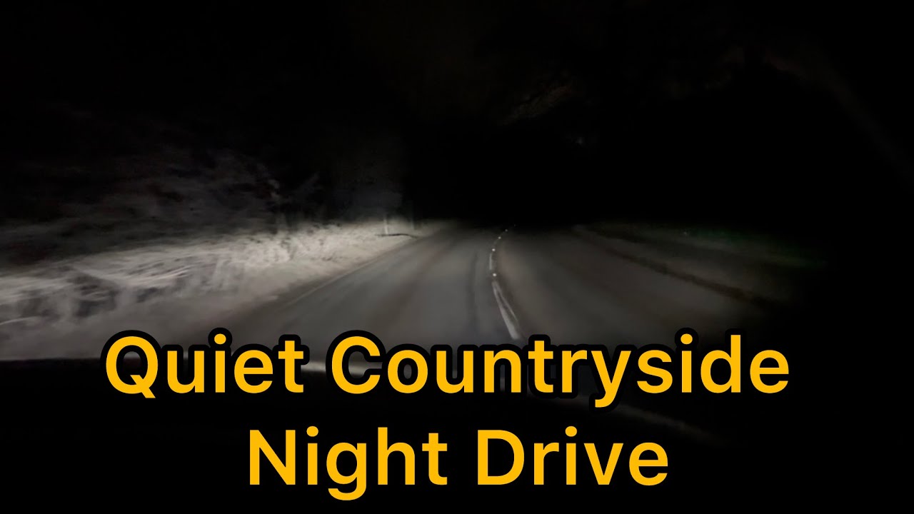 Jaguar Night Drive | Dark Countryside Roads | Cockpit POV