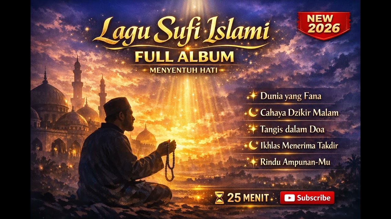 Musik Sufi Penenang Jiwa 🕌 Alunan Dzikir yang Bikin Hati Adem