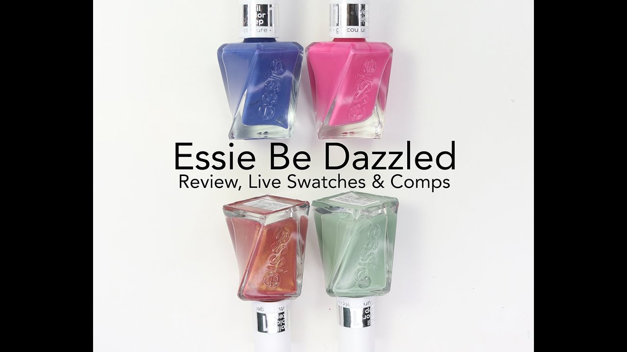 Essie Gel Couture Be Dazzled: Review, Live Swatches & Comparisons