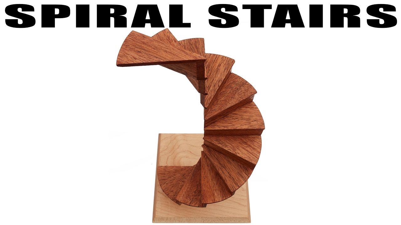 Making A Spiral Stairs Model / Sculpture