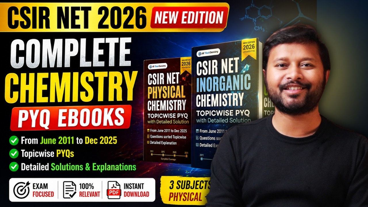 CSIR NET Chemistry Topicwise PYQ eBook (2011&ndash;2025) | Updated with New Questions