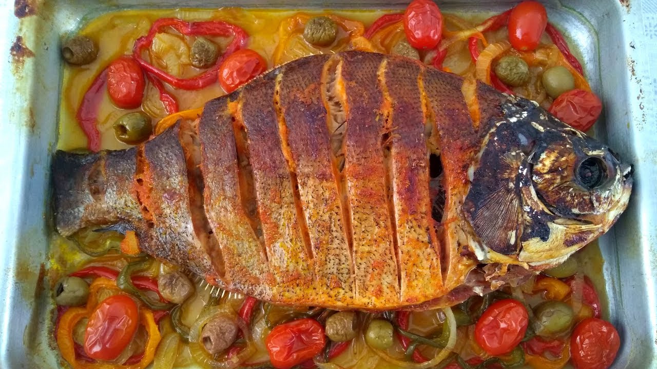 O MELHOR PEIXE ASSADO NO FORNO | COMO FAZER PEIXE ASSADO NO FORNO | TEMPERAR CORRETAMENTE