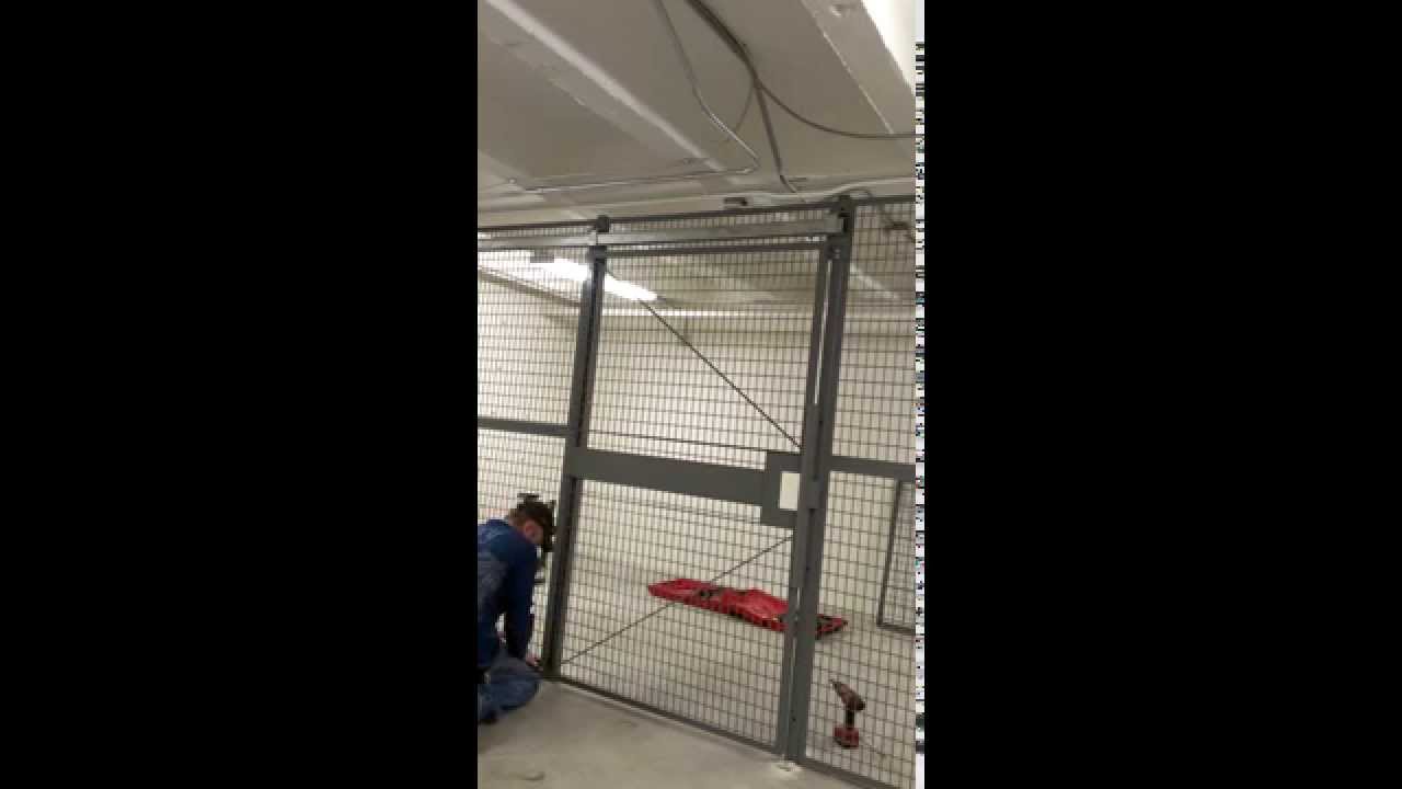How to Install Wire Partitions for Warehouse Security | Material Handling USA | 800-326-4403