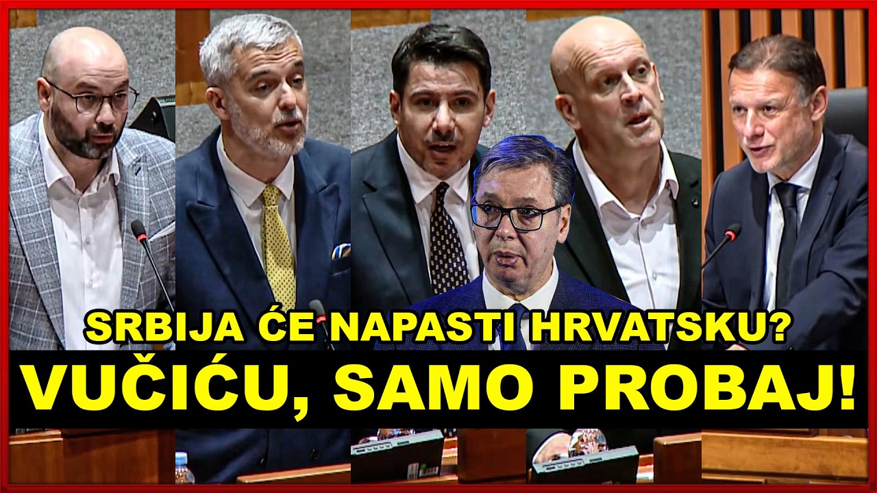 VUČIĆ PRIJETI HRVATSKOJ: Grmoja i Raspudić poslali Vučića na spavanje, Kukavica mu začepio usta