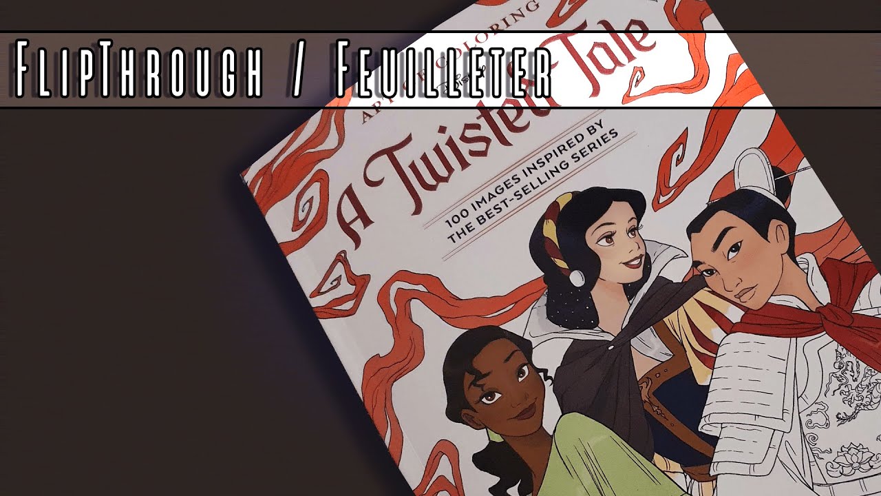 A twisted Tale Art of Coloring Flip Through - Feuilleter
