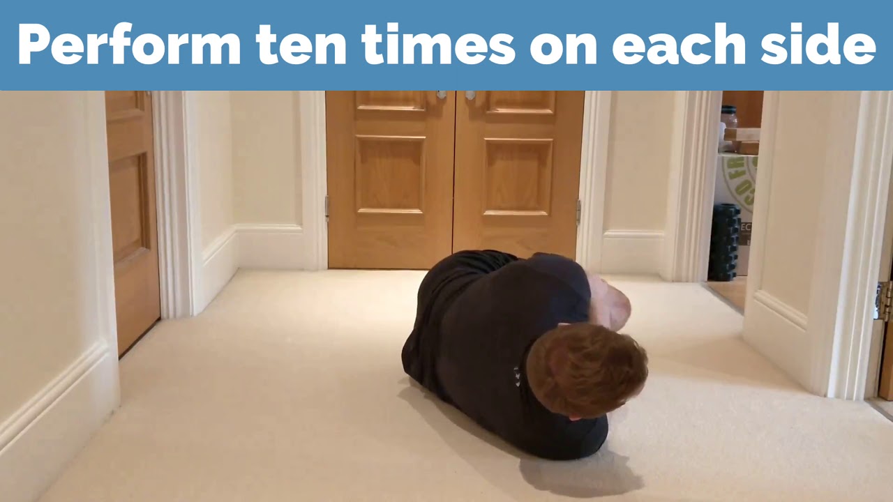 Upper Back Stretch - Open The Book | Epsom Chiropractor