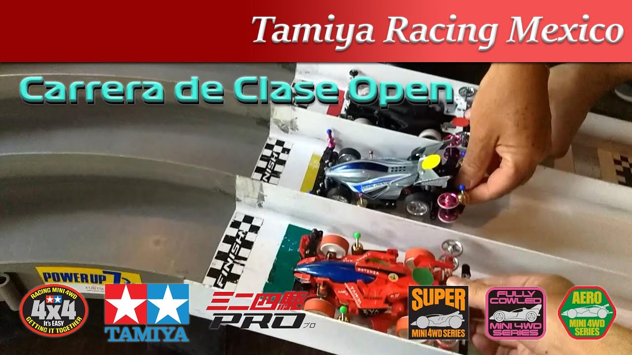 Carrera en Categoría Open | Tamiya Mini 4WD México