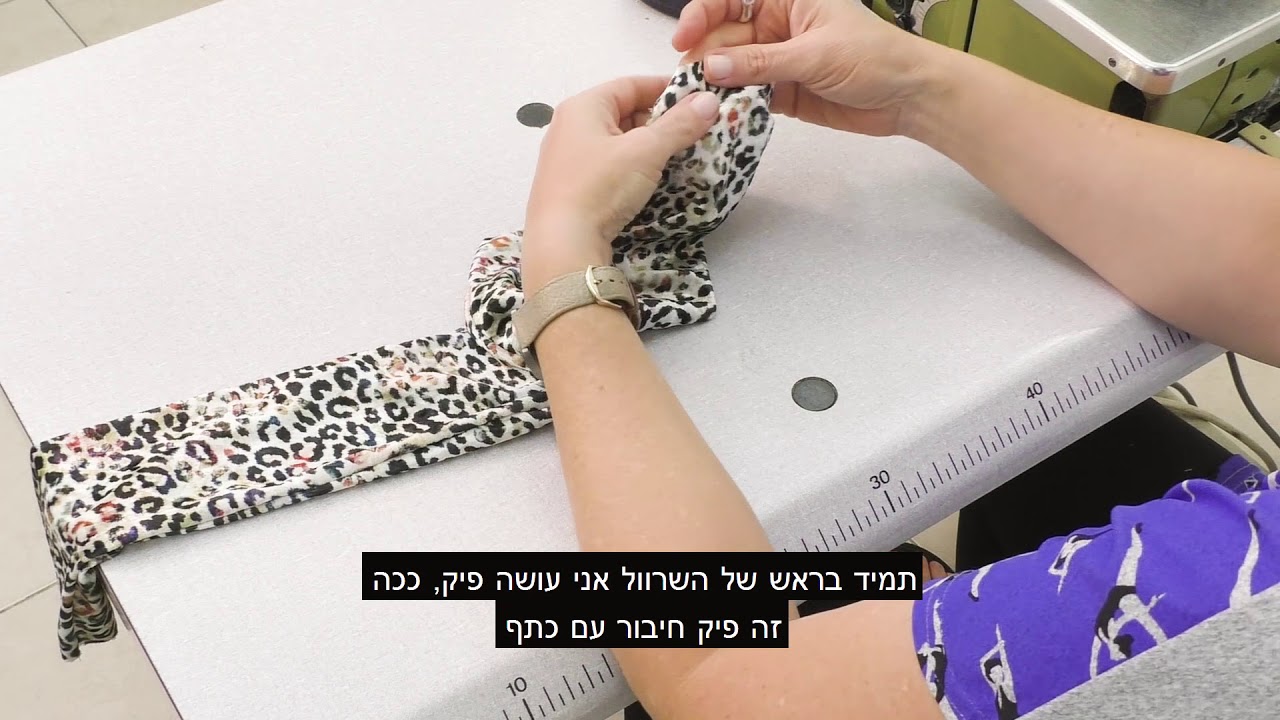 מדריך תפירה: שמלה קטנה ומנומרת שתחמם לכם את החורף/Low cut sexy dress with long sleeve