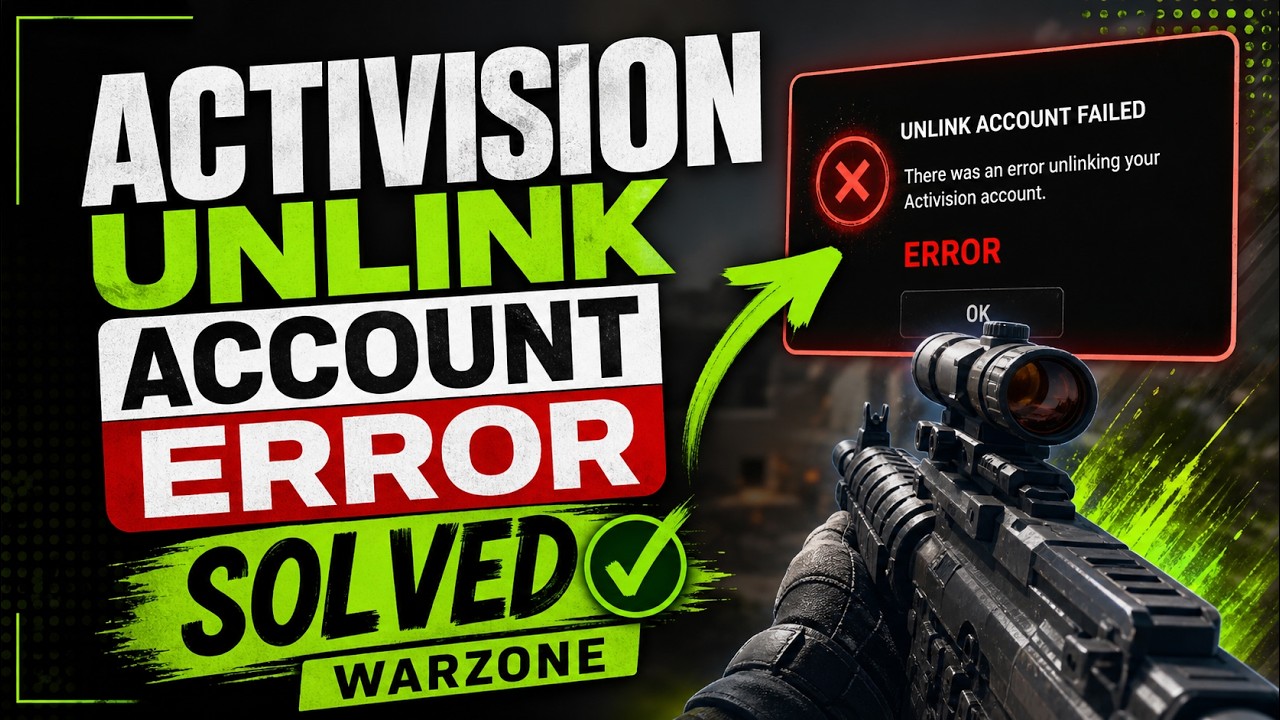 Activision Unlink Account Error FIX (Warzone, Xbox, PS5)