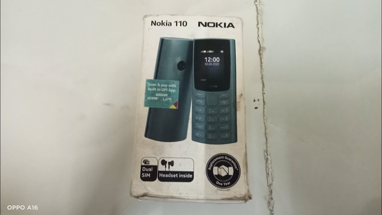 Nokia 110 unboxing 