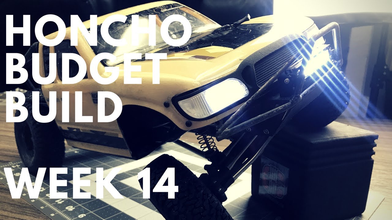 Axial SCX10-2 Trail Honcho $50 Budget Build - Week 14 - Grill & Lights