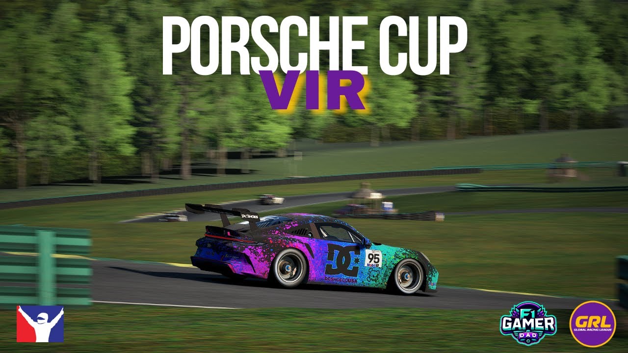 Porsche Cup Venom at VIR!  GRL Euro League Round 4 – Super Heats Showdown
