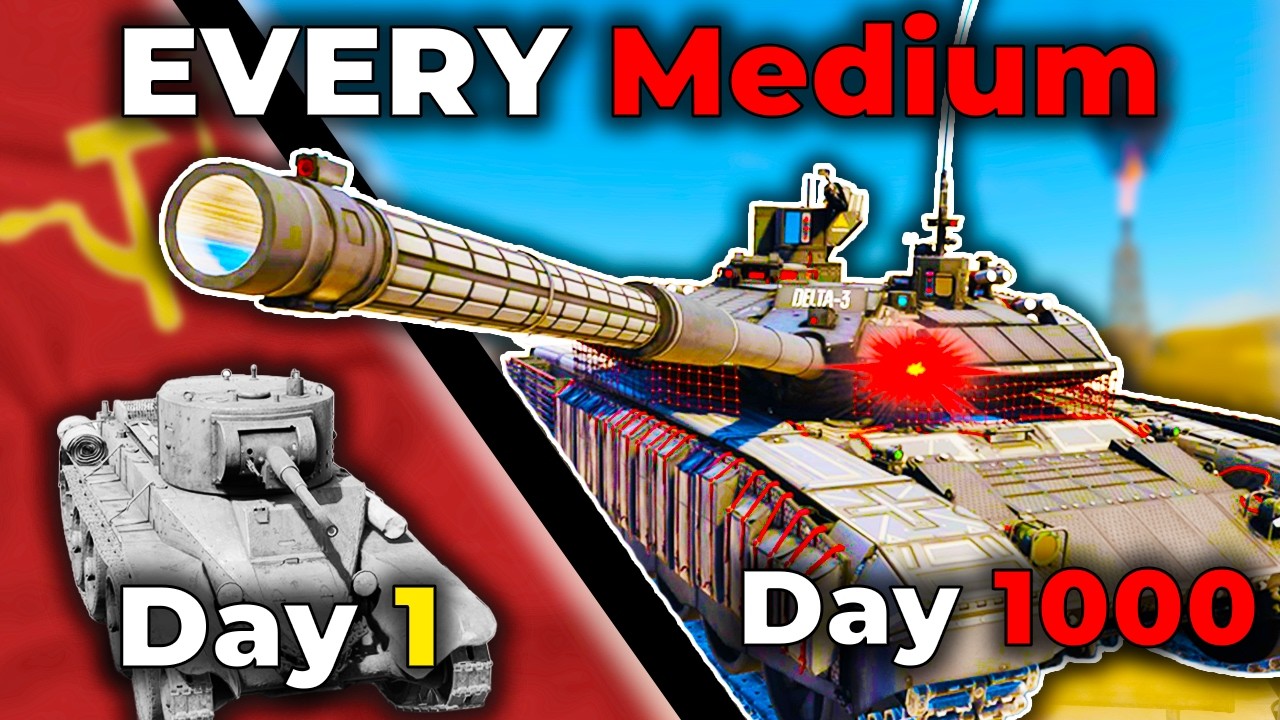 The ENTIRE Russian Medium Tank Line 💥 || 10 Kills With Each