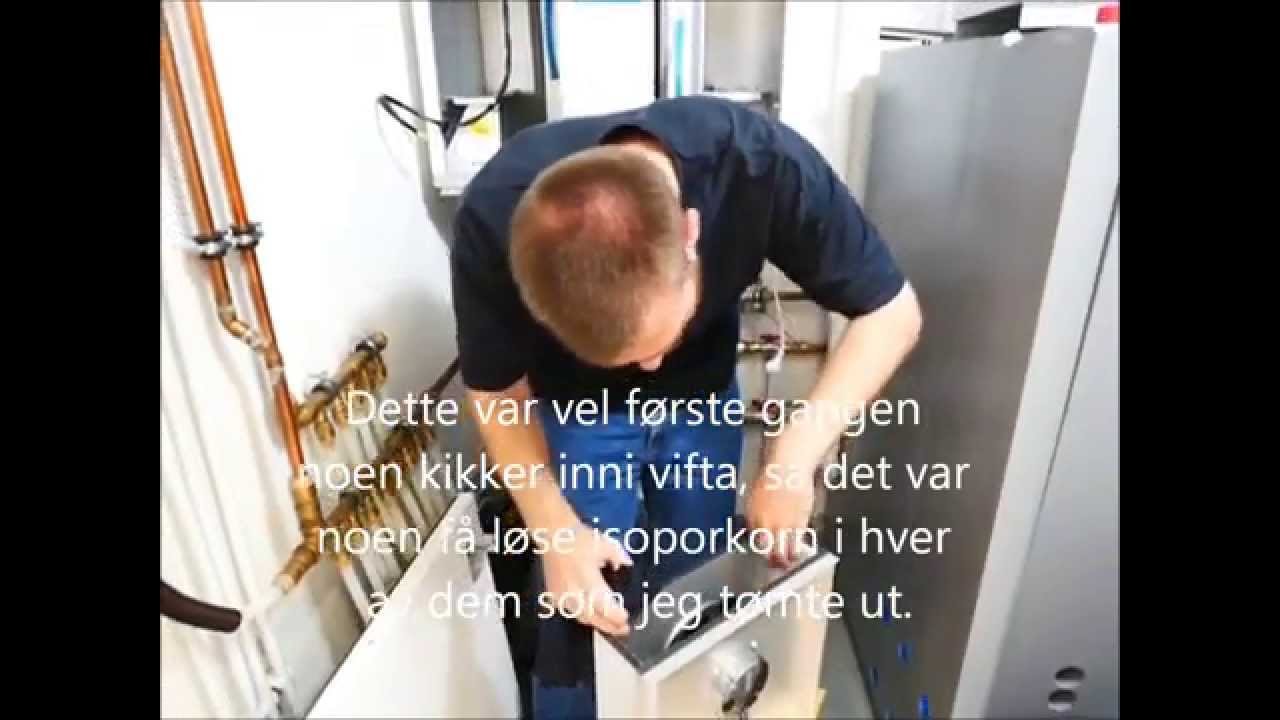 Vedlikeholdshjul   Vedliekhold av vifter og filterbytte