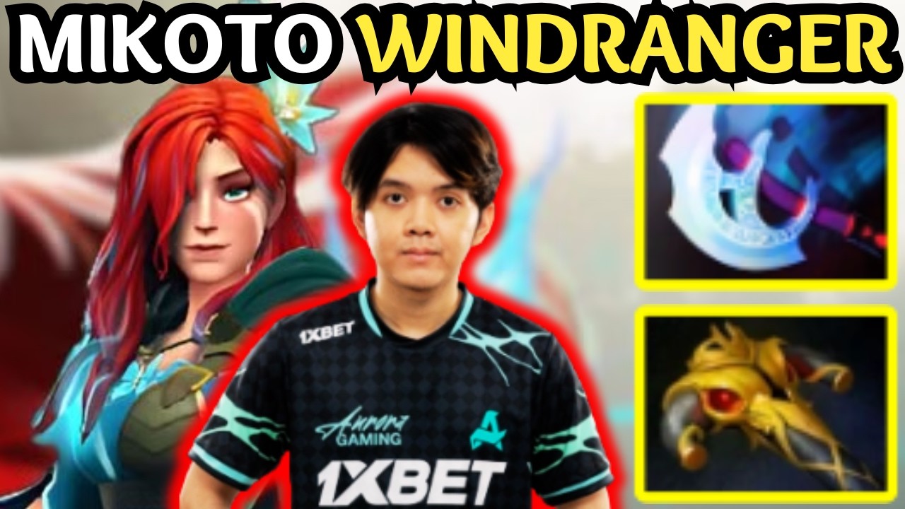 🔥 Mikoto WINDRANGER Mid MASTERCLASS &mdash; Full Burst DAMAGE CONTROL 🔥 Dota 2 Mid