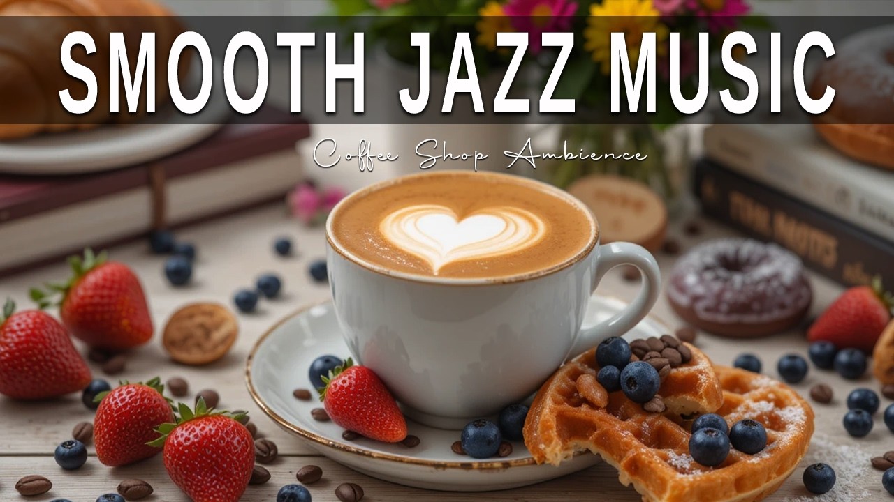 Smooth Jazz Music ☕ Bossa Nova background for Great Moods, Stress Relief & Relaxing