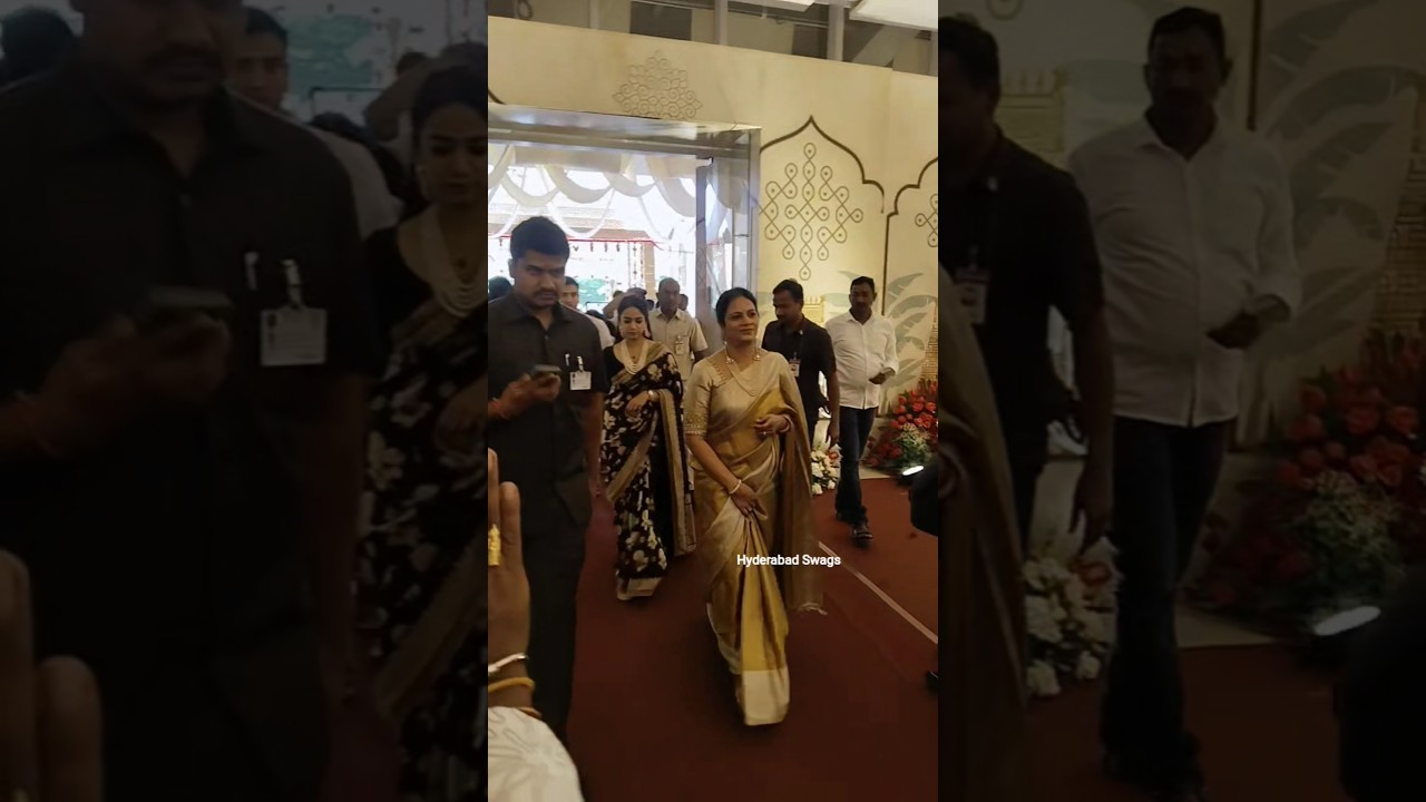 CM Revanth Reddy Family Attend at Deputy cm son Wedding❤️#wedding #congress #short #viral #trending
