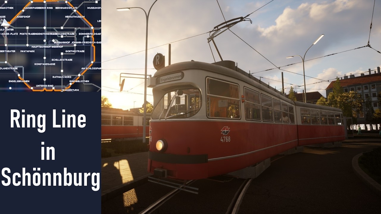 City Transport Simulator Tram | Schünnburg 1995 - RING LINE!