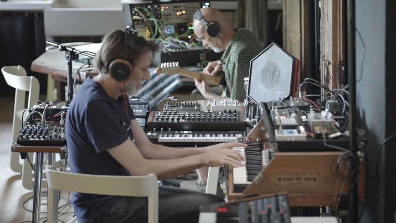 Week#7 } Life in a recording studio with Formentini & modular synths, OB-6, Tapes & upright piano