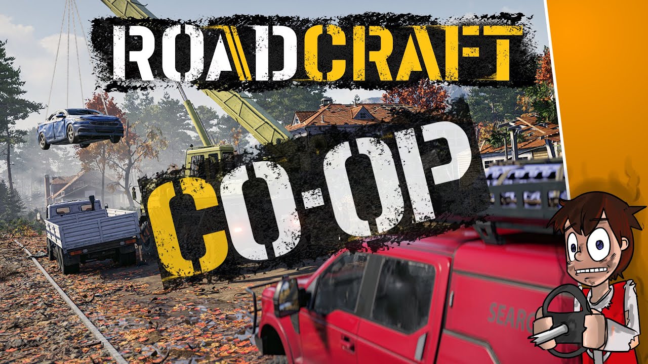 You Can Drive Through Buildings! // RoadCraft Co-op E01 // First Look