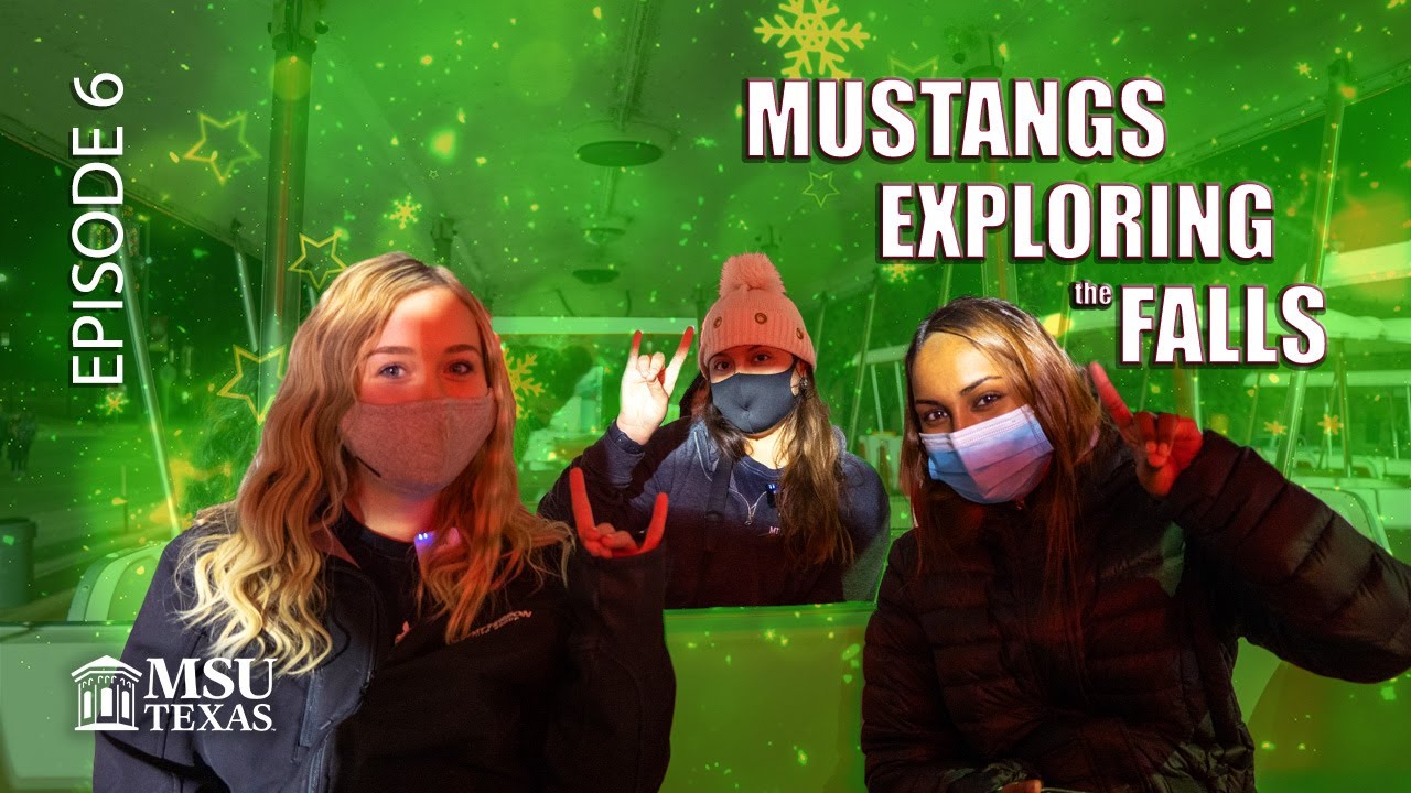 Mustangs Exploring the Holidays in Wichita Falls!