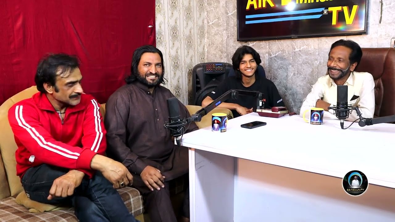Aik1minuteTv studio main podcast 
