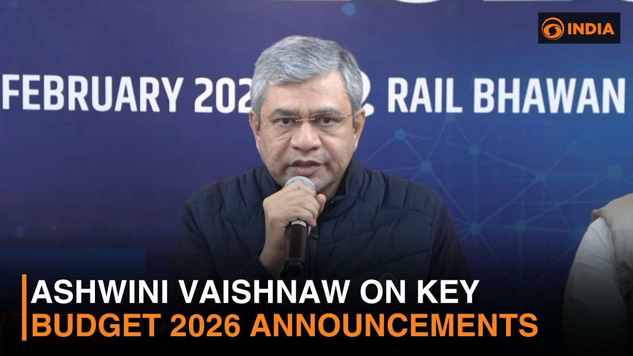 Union Minister Ashwini Vaishnaw addresses press on key announcements in Budget 2026