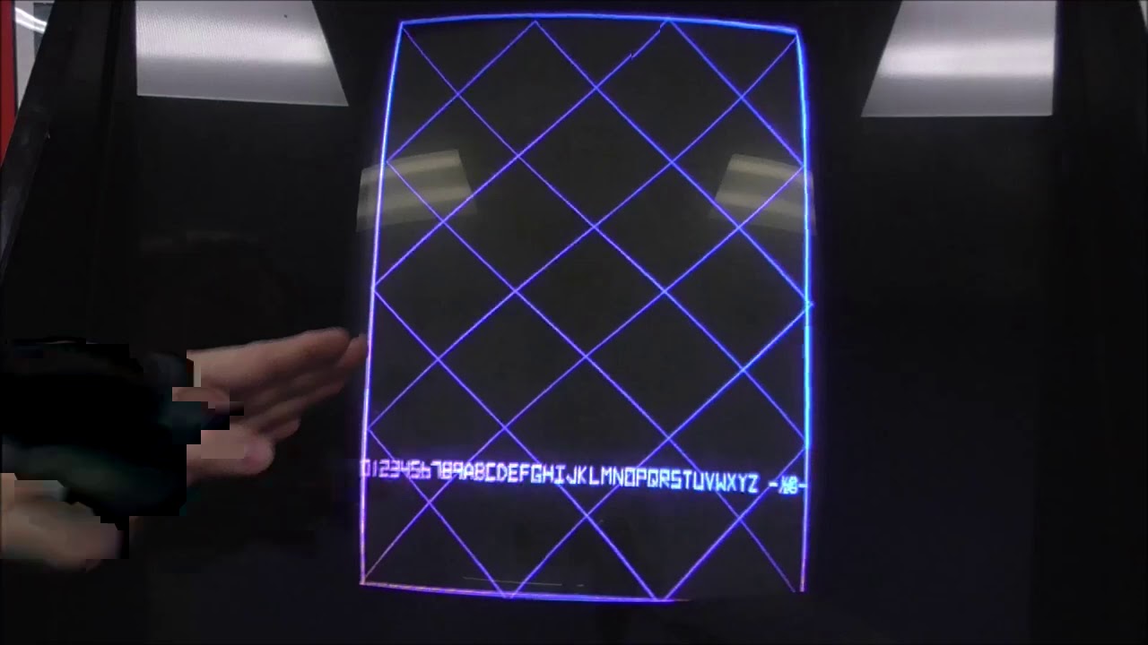 Adjusting the Color Vector Wells Gardner Monitor In A 1981 Atari Tempest Arcade Game