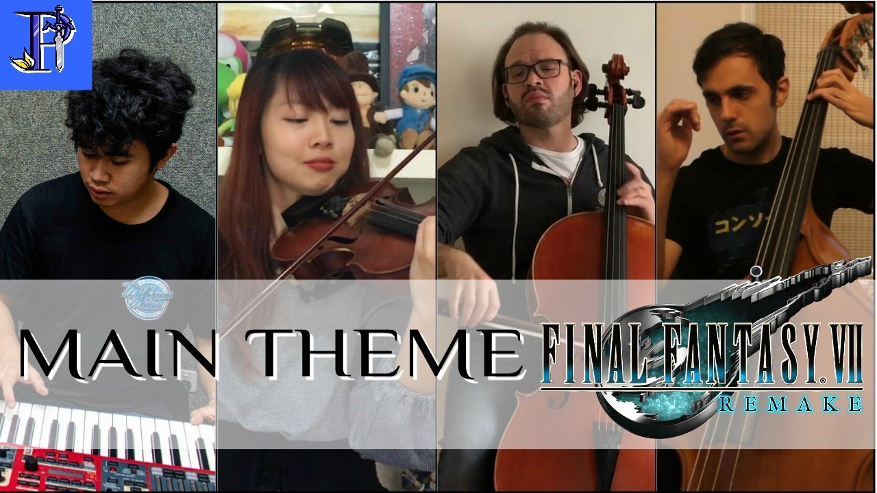 FINAL FANTASY VII REMAKE Main Theme; Violin, Cello, Double Bass & Piano Cover | PitTan