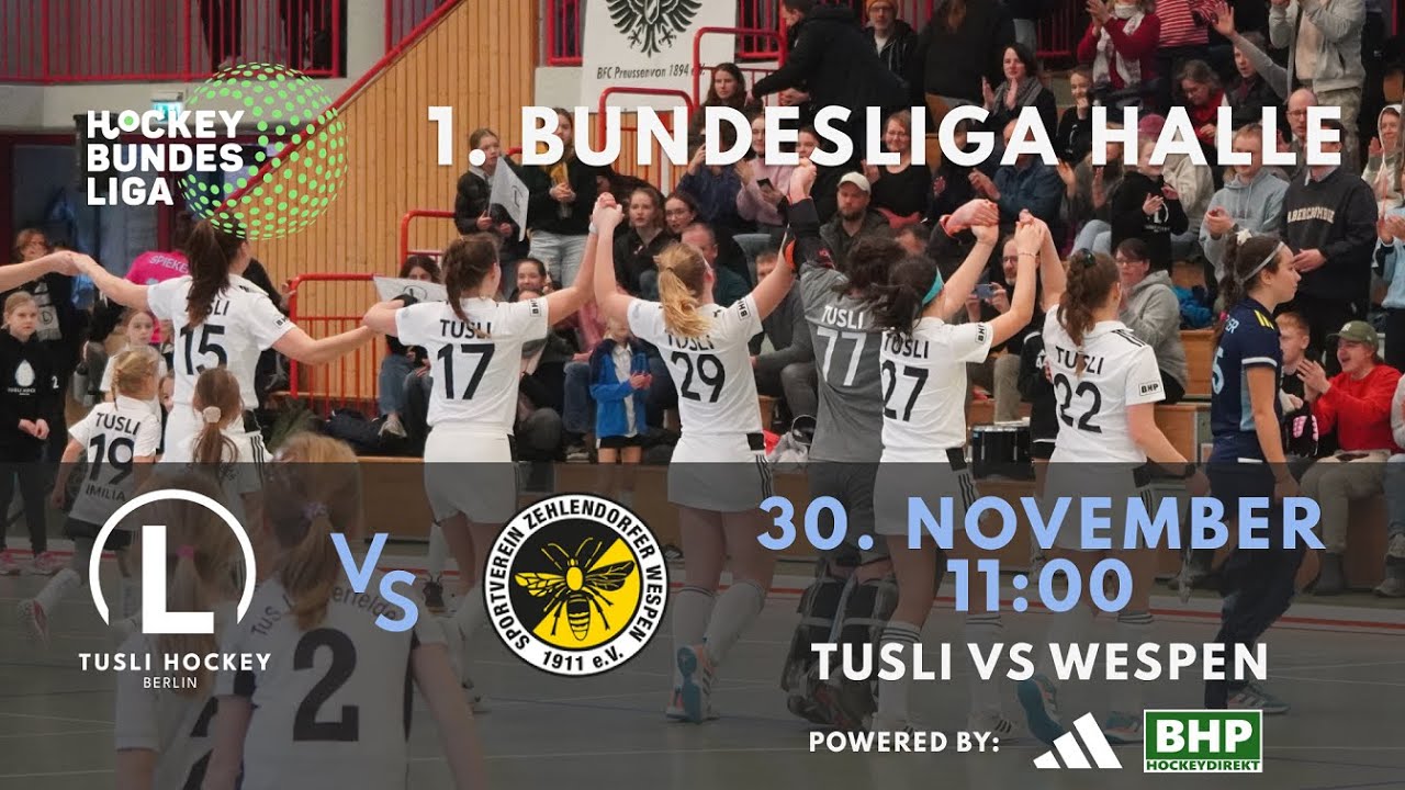 1. Bundesliga Hockey Damen TUSLI BERLIN vs. Zehlendorfer Wespen - Halle 24/25