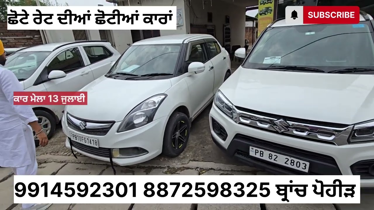 ਛੋਟੇ ਰੇਟ ਦੀਆਂ ਛੋਟੀਆਂ ਕਾਰਾਂ ਬ੍ਰਾਂਚ ਪੋਹੀੜ (ਲਹਿਰਾਂ) ਵਿਖੇ