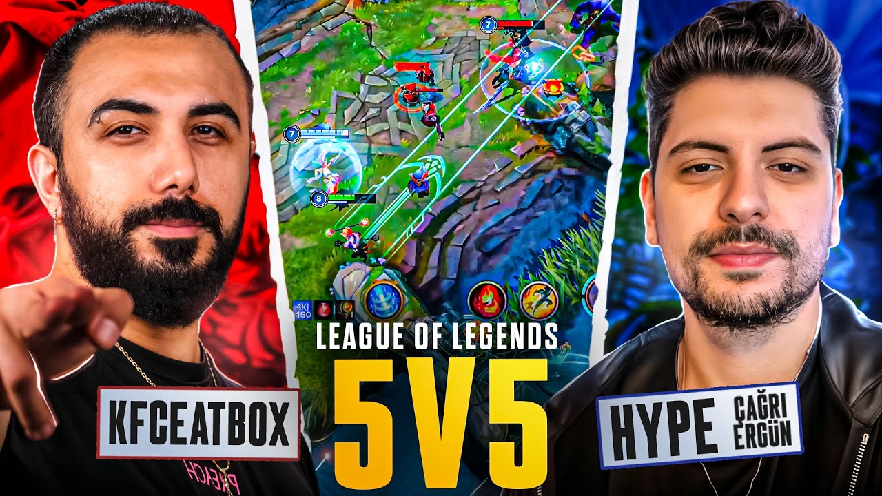 EFSANE KADRO ile LEAGUE OF LEGENDS 5V5! YENİ OYUN MODLARI!? @AyniSinemalar