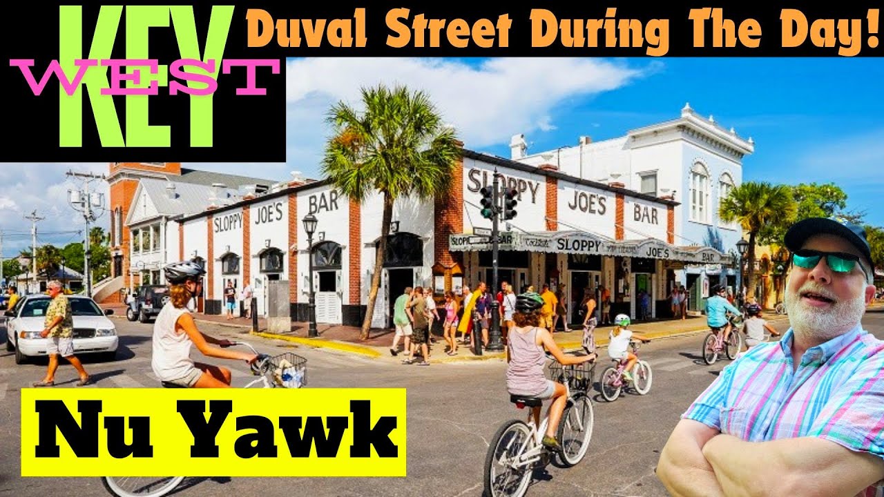 🟡 Key West! Join Me For A Daytime Walk Down Duval Street! Restaurants, Bars, Shops & Music! #KeyWest