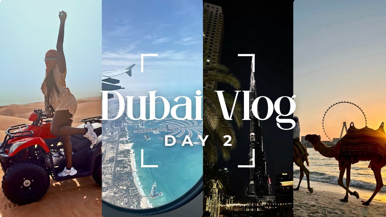 Dubai Desert Safari Adventure 🌵 | Quad Biking, Dune Bashing & Camel Ride | Solo Travel in My 20s