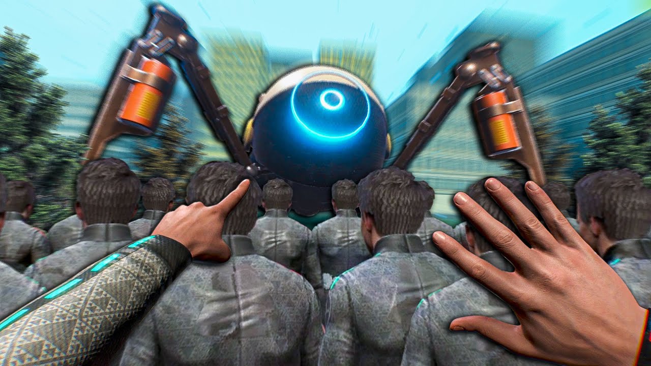 1 Crabblet GIGANTE VS 100 Clebins no Boneworks Vr Mods