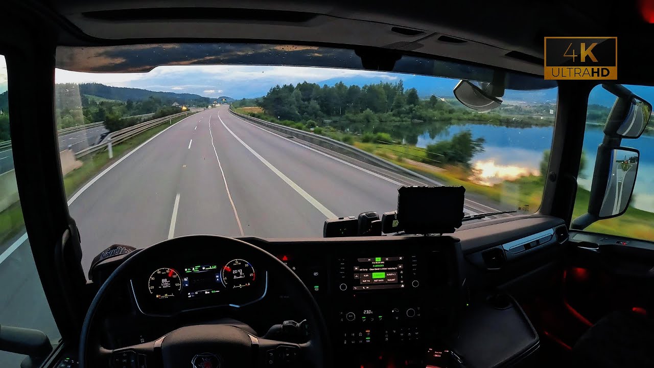 Sunset and relaxing driving in Slovakia 🇸🇰 4K