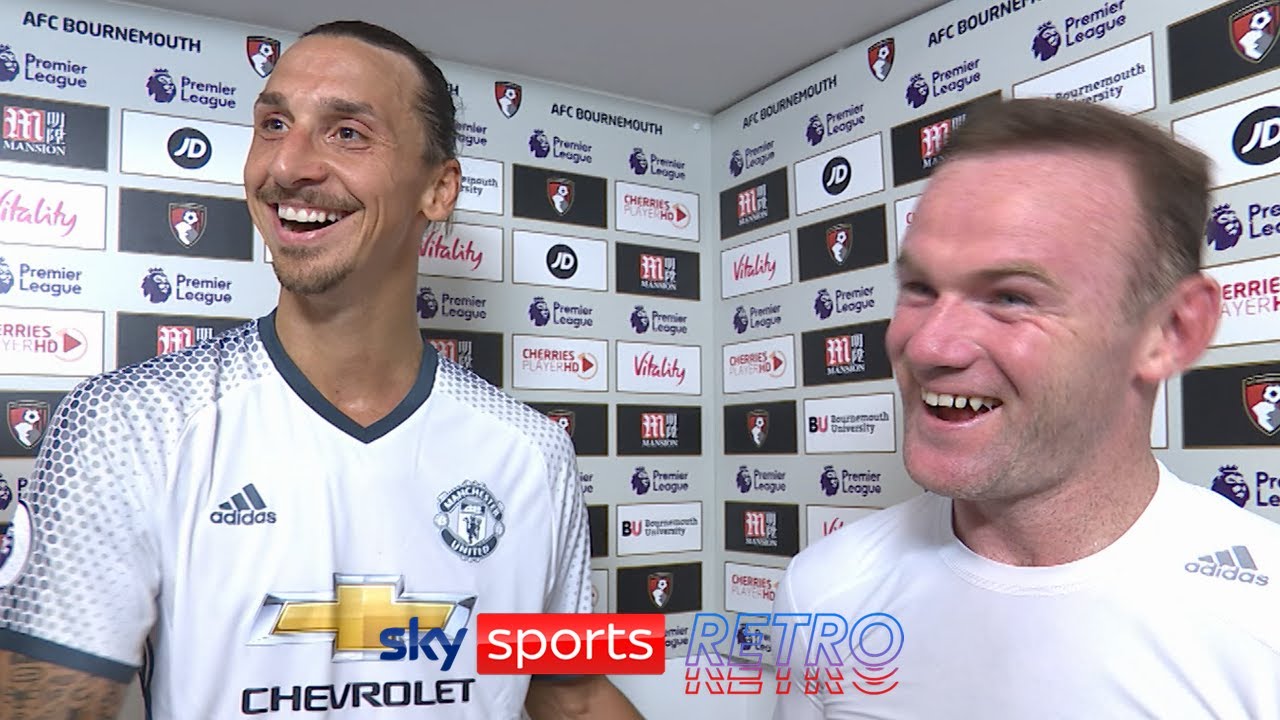 Zlatan Ibrahimovic after making his Premier League debut for Manchester United