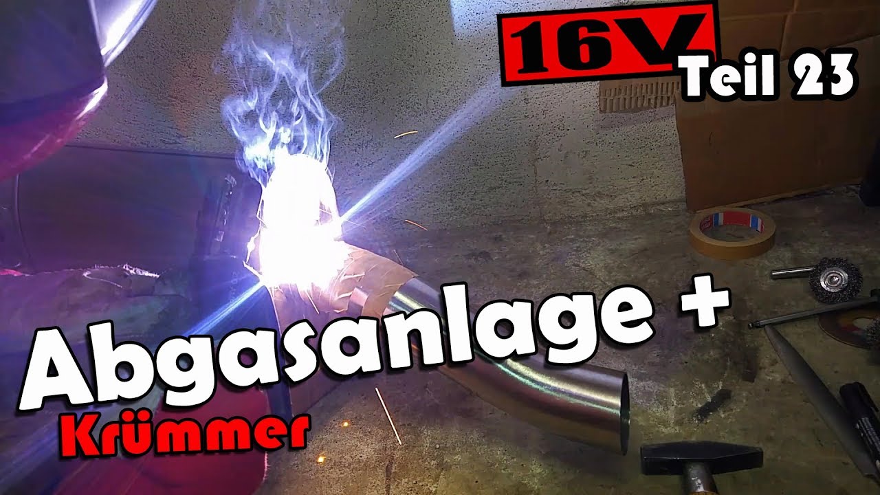 Golf 2 ABF 2L 16V Teil 23 | Abgasanlage + Krümmer