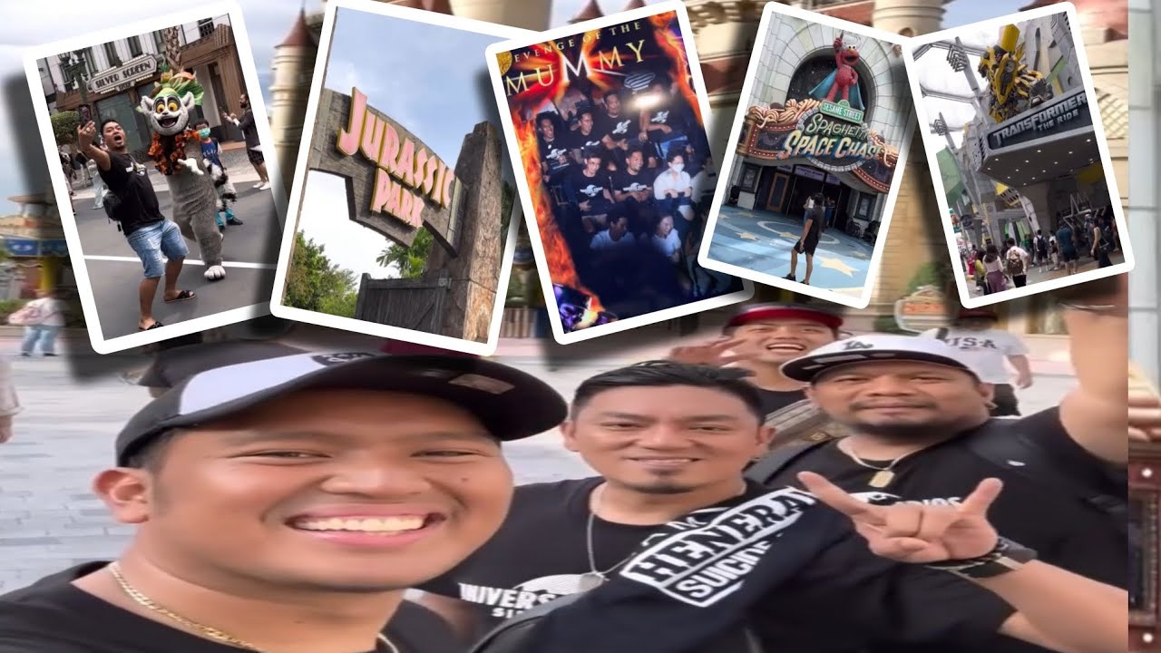 INSIDE UNIVERSAL STUDIO SINGAPORE | KWADROS WITH BOSS M || TEAM GRAPHITEE